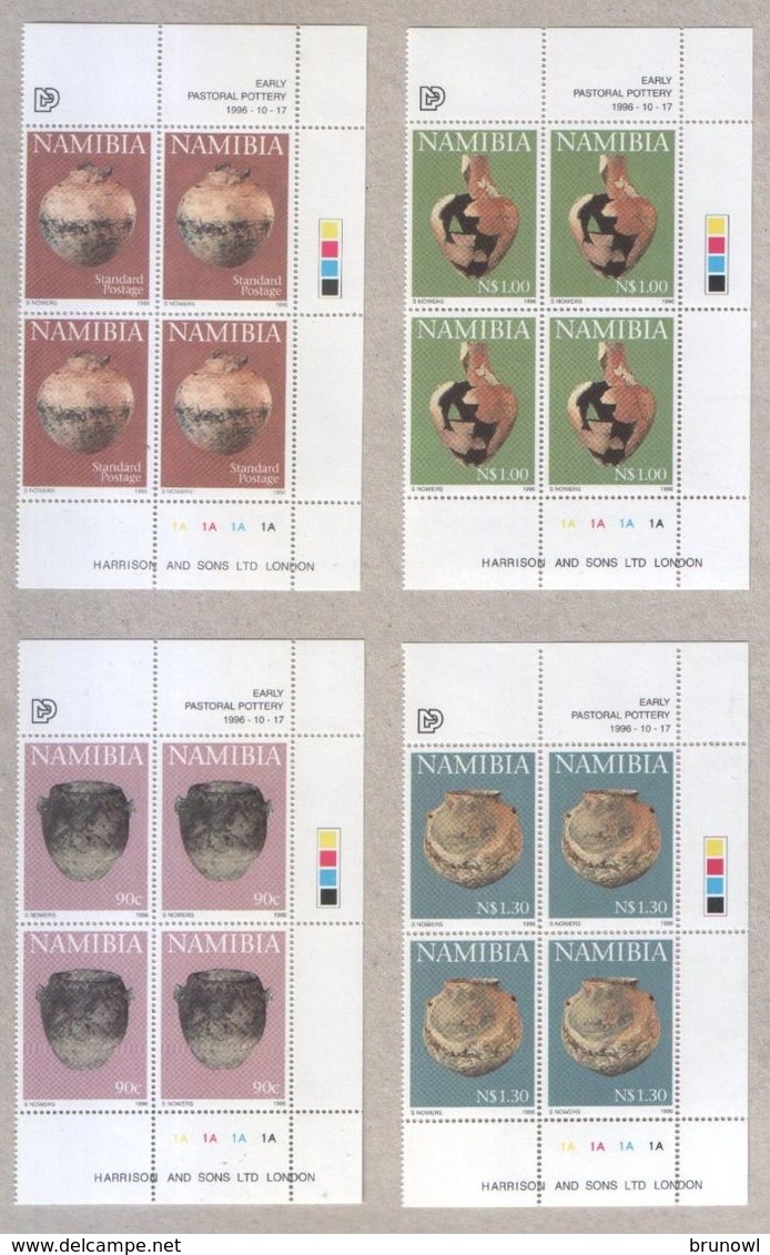 Namibia 1996 Blocks Of Pottery Stamps MNH - Namibia (1990- ...)