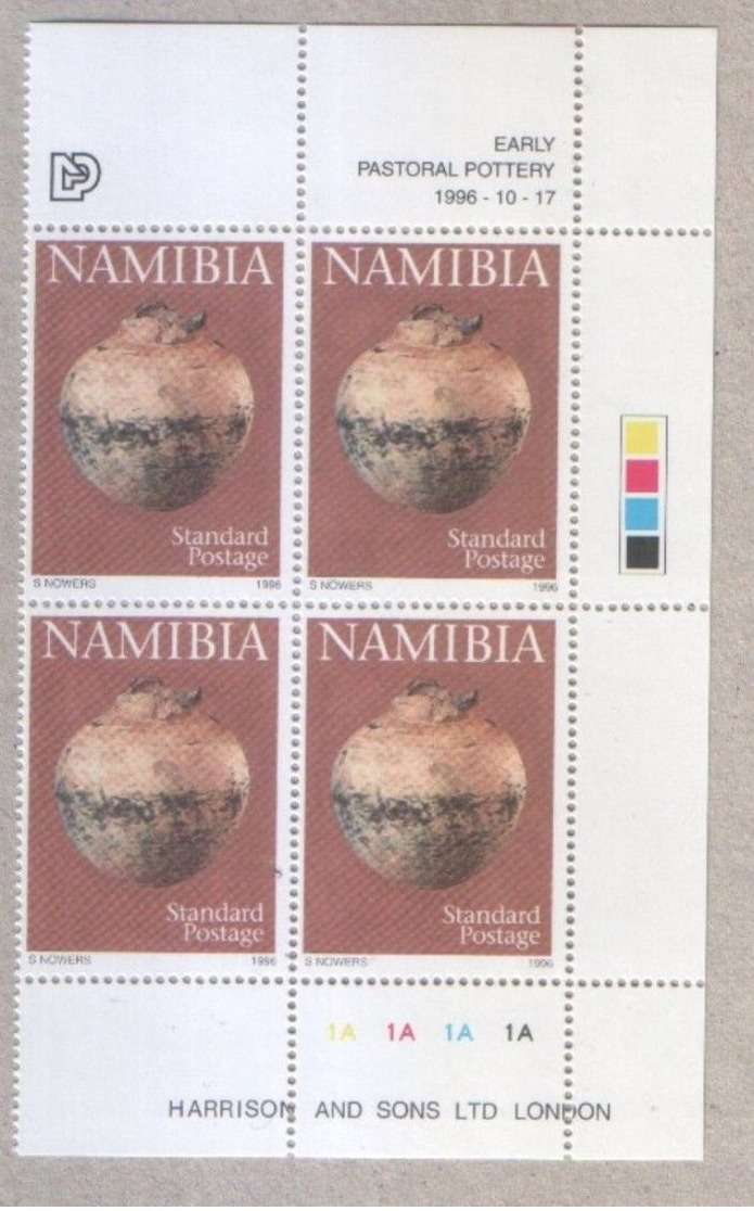 Namibia 1996 Blocks Of Pottery Stamps MNH - Namibia (1990- ...)