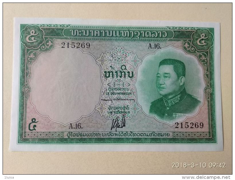 5 Kip 1962 - Laos