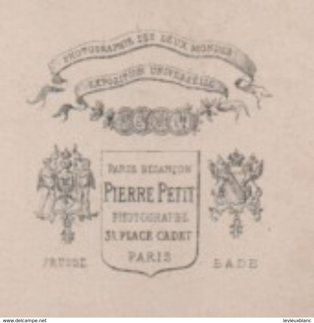 Photographie Sur Carton/ Révérend Pére Lacordaire/ Photographie Des Deux Mondes/Pierre PETIT/Vers 1860          PHOTN290 - Anciennes (Av. 1900)