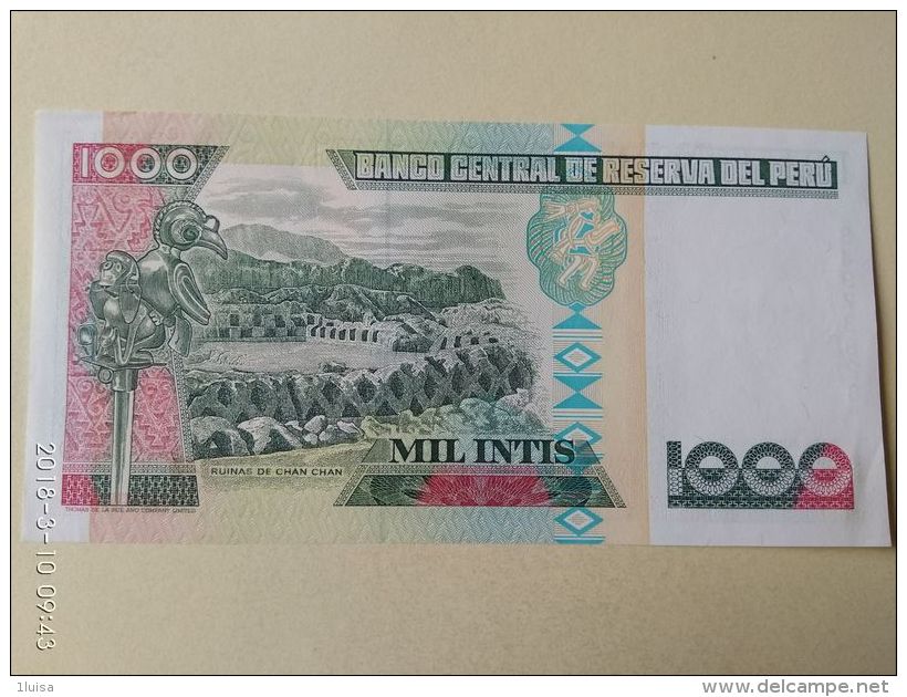 1000 Intis 1988 - Perú