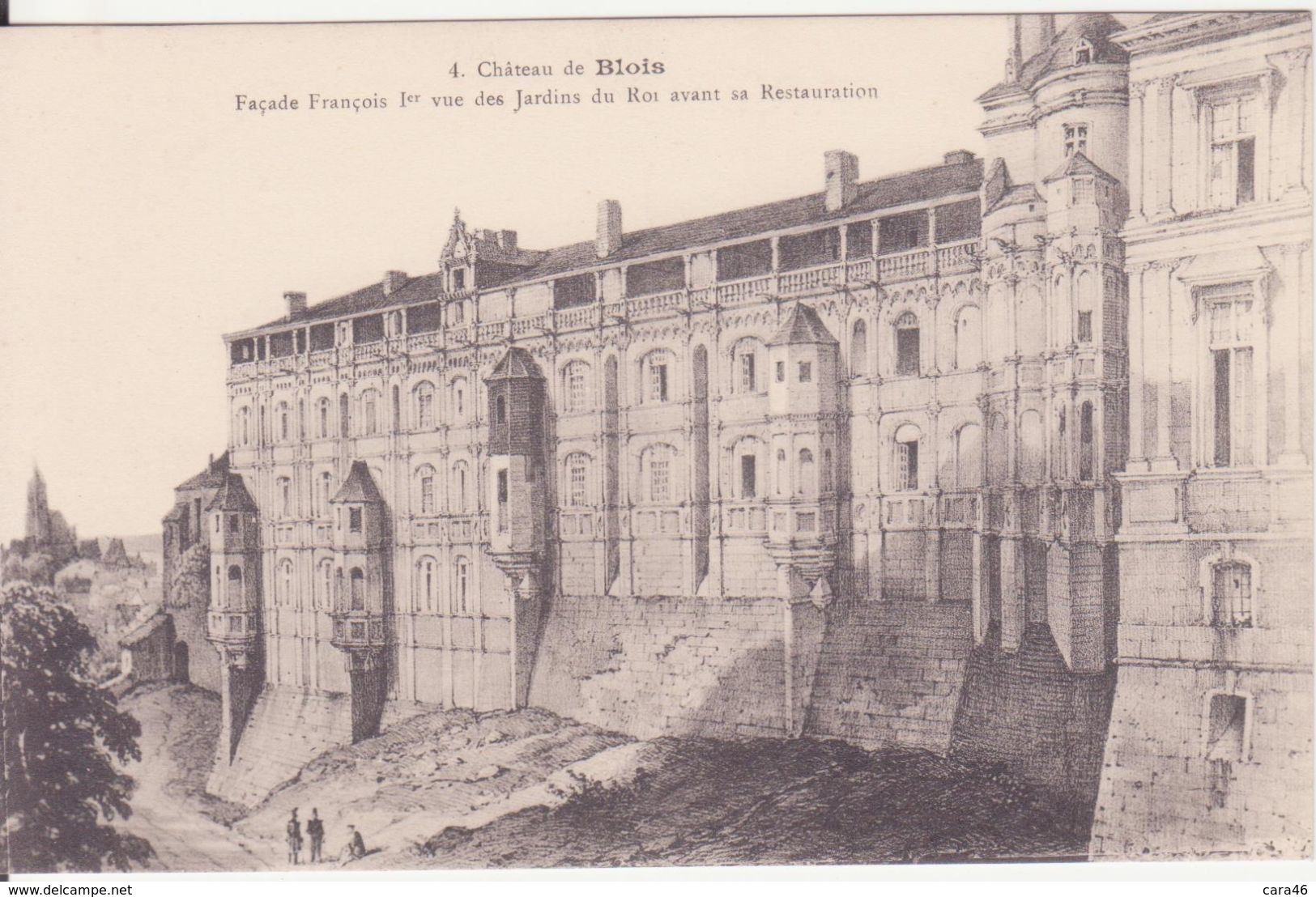 CPA - 4. Château De BOIS Façade François 1er................... - Blois