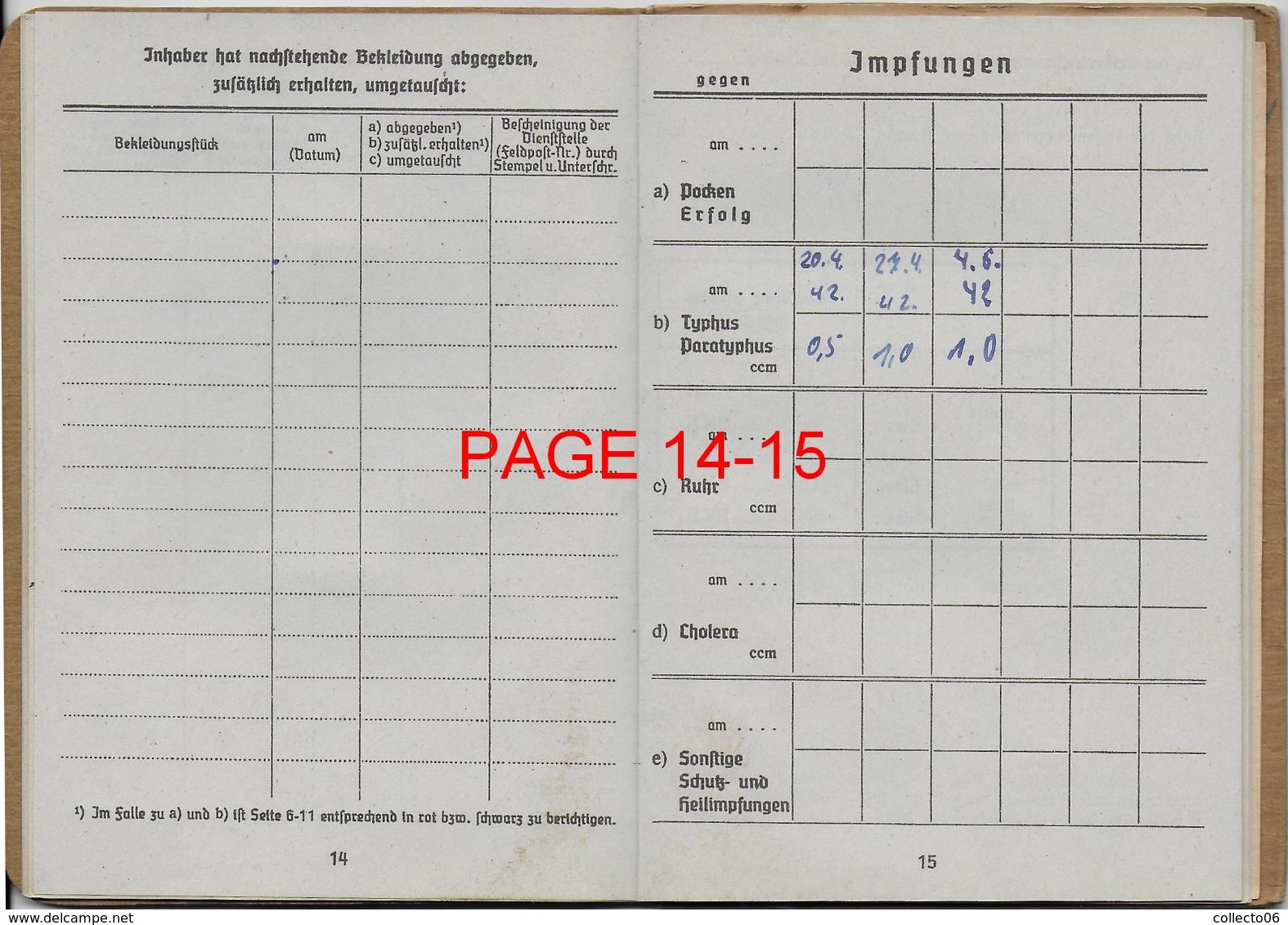 Soldbuch Gebührnisburg Dienst Ausweis Kriegsmarine Paris Bordeaux 1942 - Documents