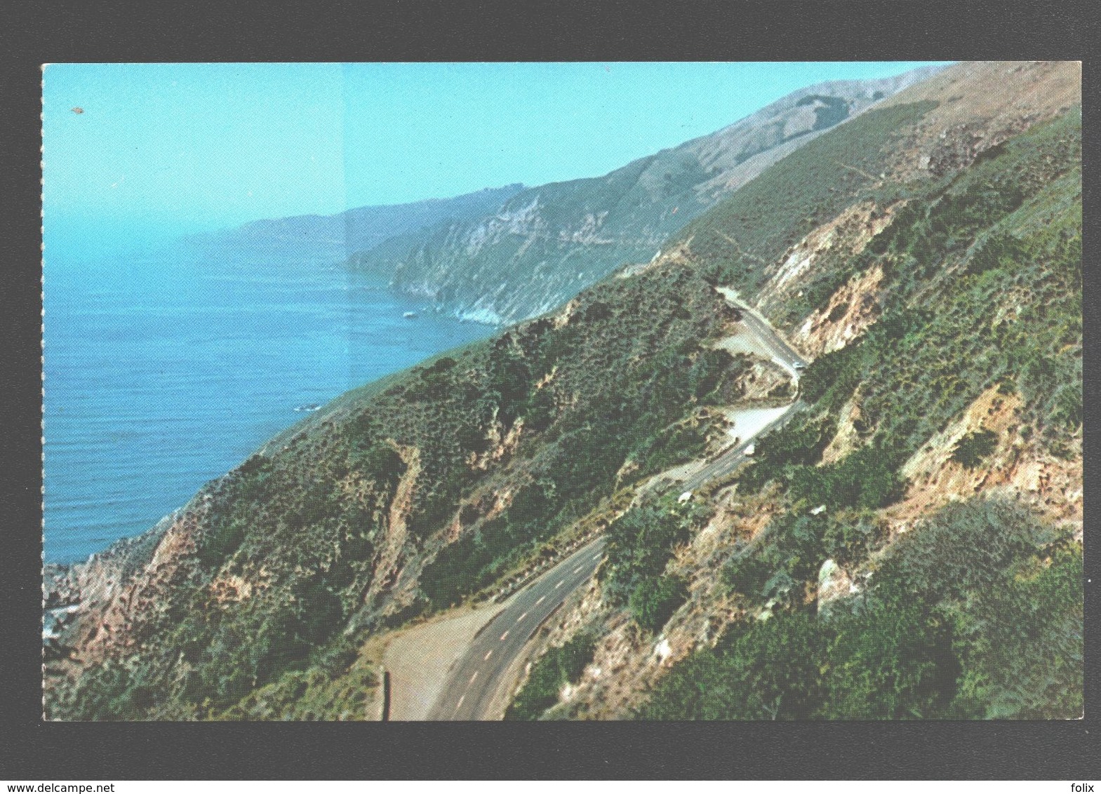 Big Sur - Looking North From Partington Ridge, Big Sur On Highway 1, South Of Carmel - Big Sur