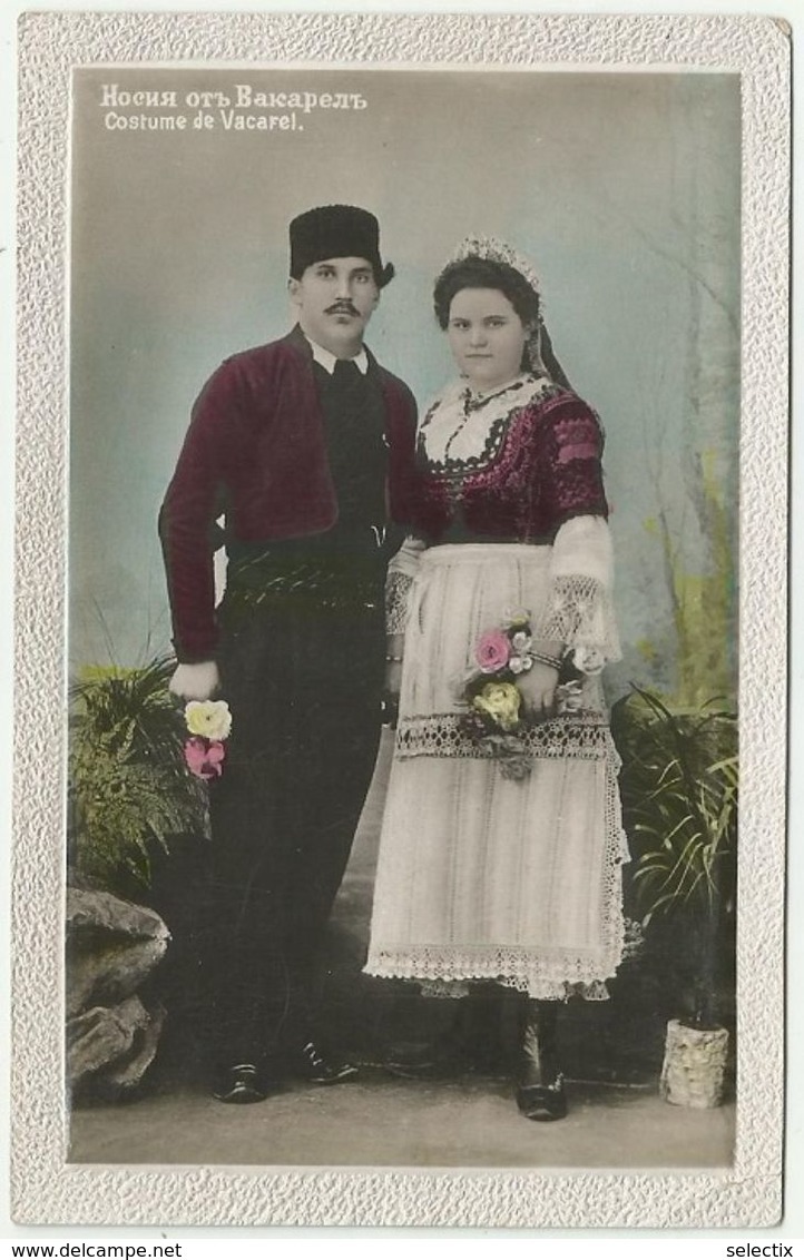 Bulgaria 1912 Traditional Costumes Of Vakarel - Bulgarien