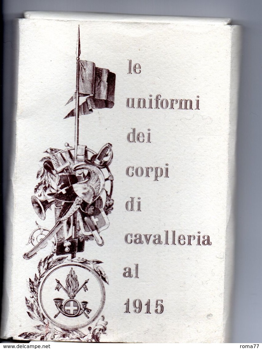 BIG - UNIFORMI CAVALLERIA , 34 Cartoline Emesse Dallo Stato Maggiore - Uniformes