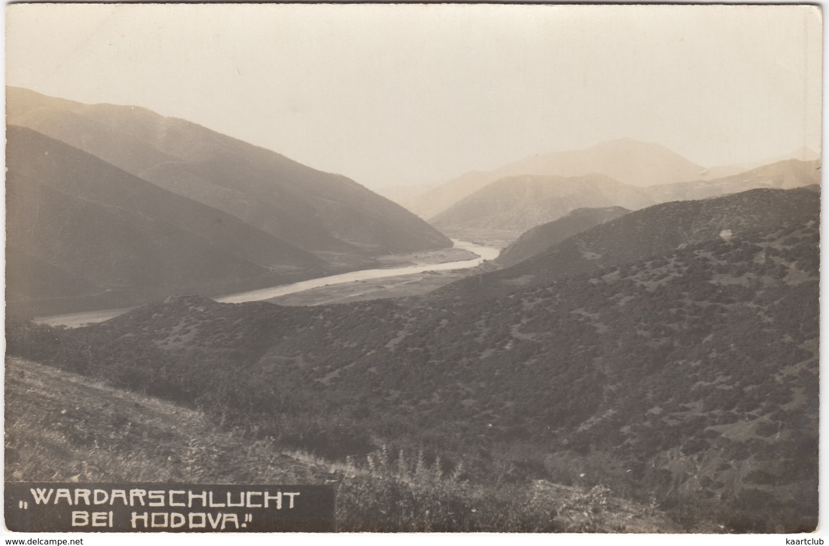 Wardarschlucht Bei Hodova (um 1920) - Noord-Macedonië