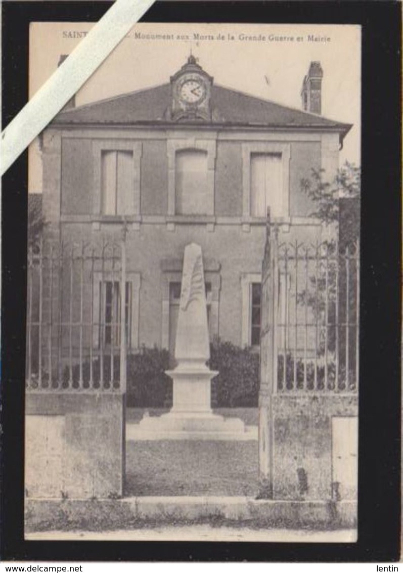 Charente - Saint Simon - Mairie Et Monument Aux Morts 14/18 - Autres & Non Classés