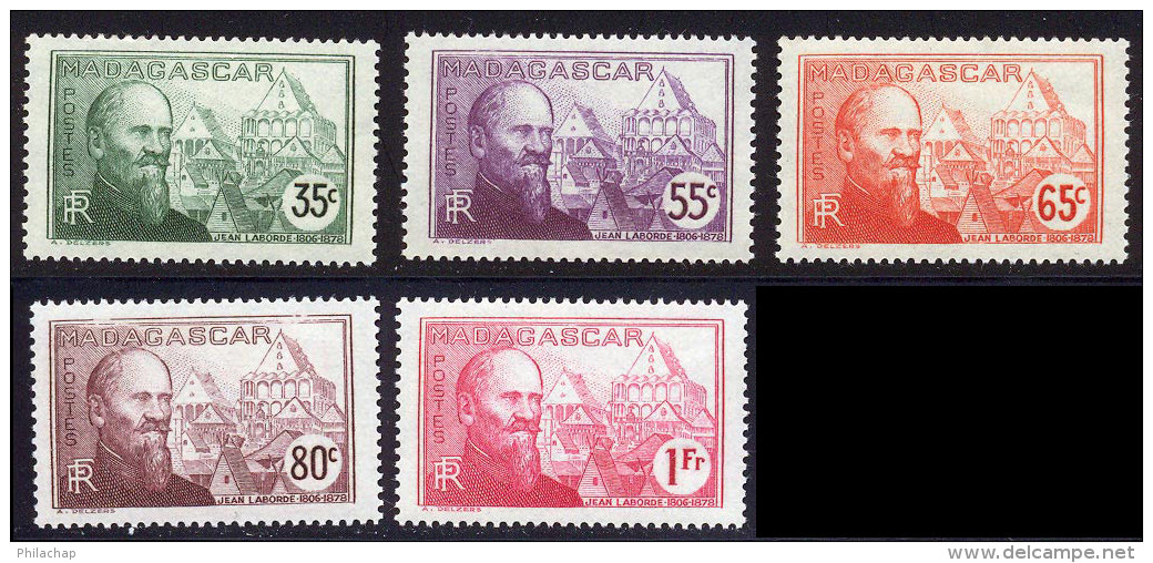 Madagascar 1938 Yvert 199 / 203 ** TB Bord De Feuille - Neufs