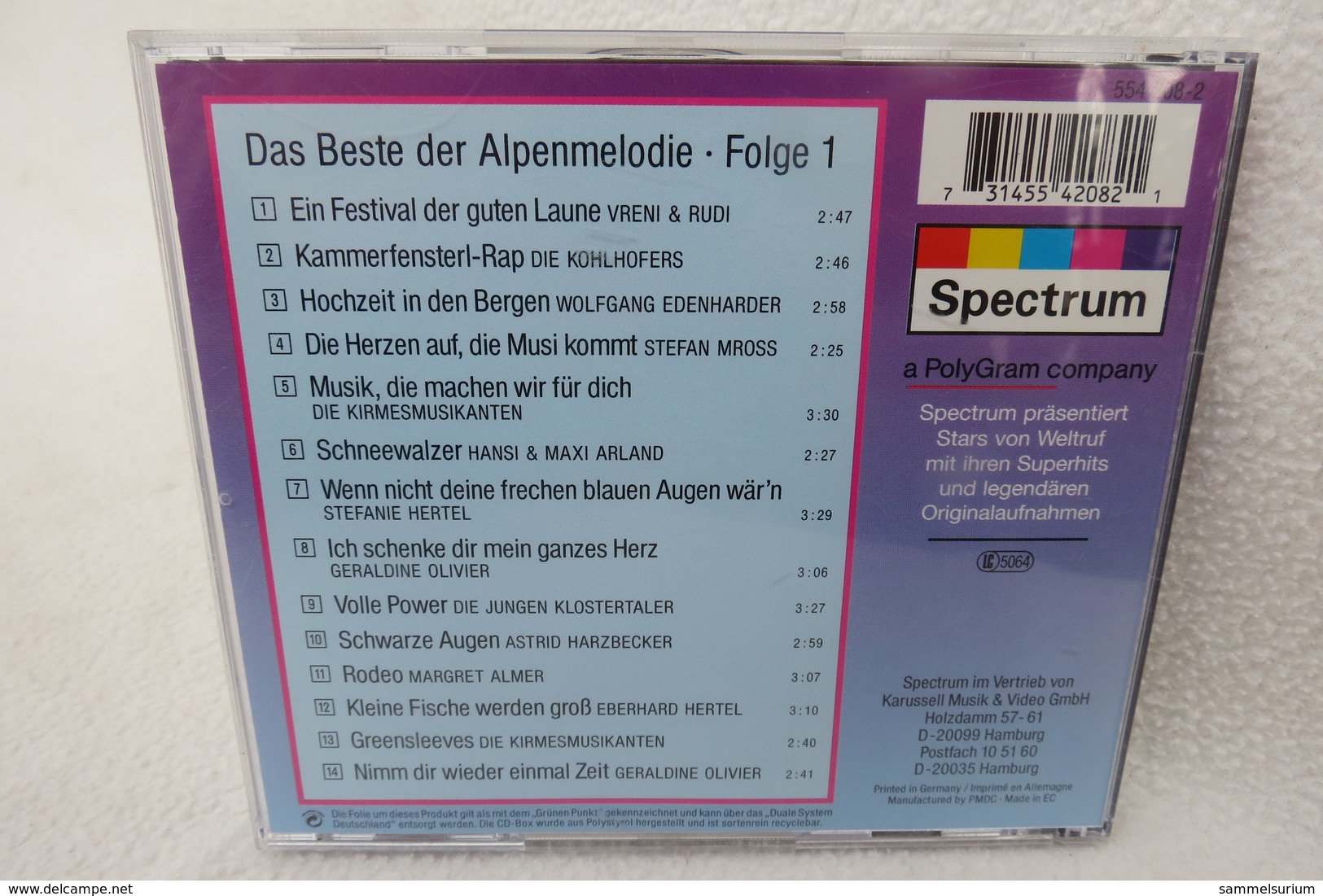 CD "Das Beste Aus Der Alpenmelodie" Starparade Folge 1 - Other - German Music