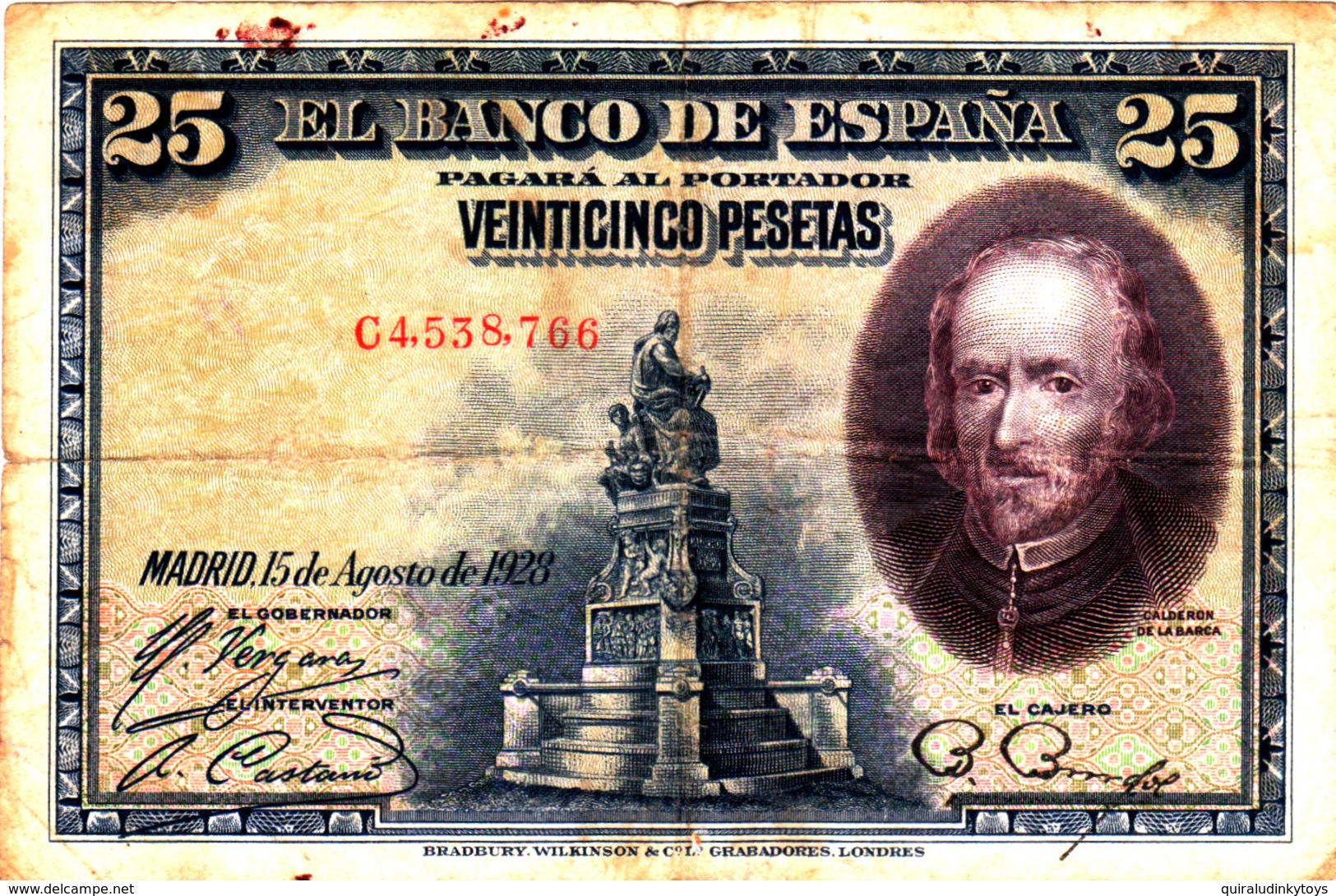 Lot De 3 Billets : 50, 25 Et Una Peseta En état Voir Scans - 1-2-5-25 Pesetas