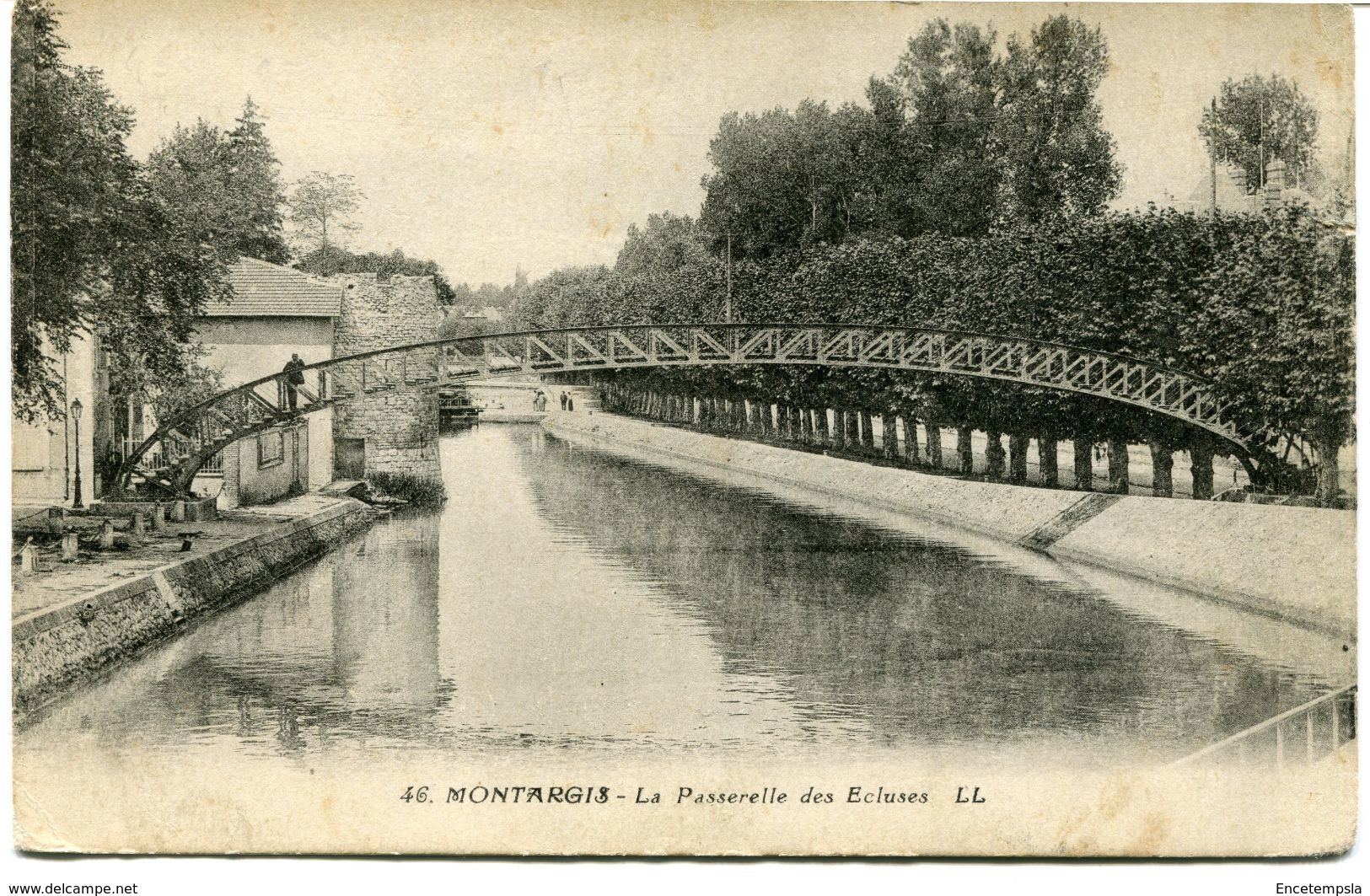 CPA - Carte Postale - France - Montargis - La Passerelle Des Ecluses (CP1459) - Montargis