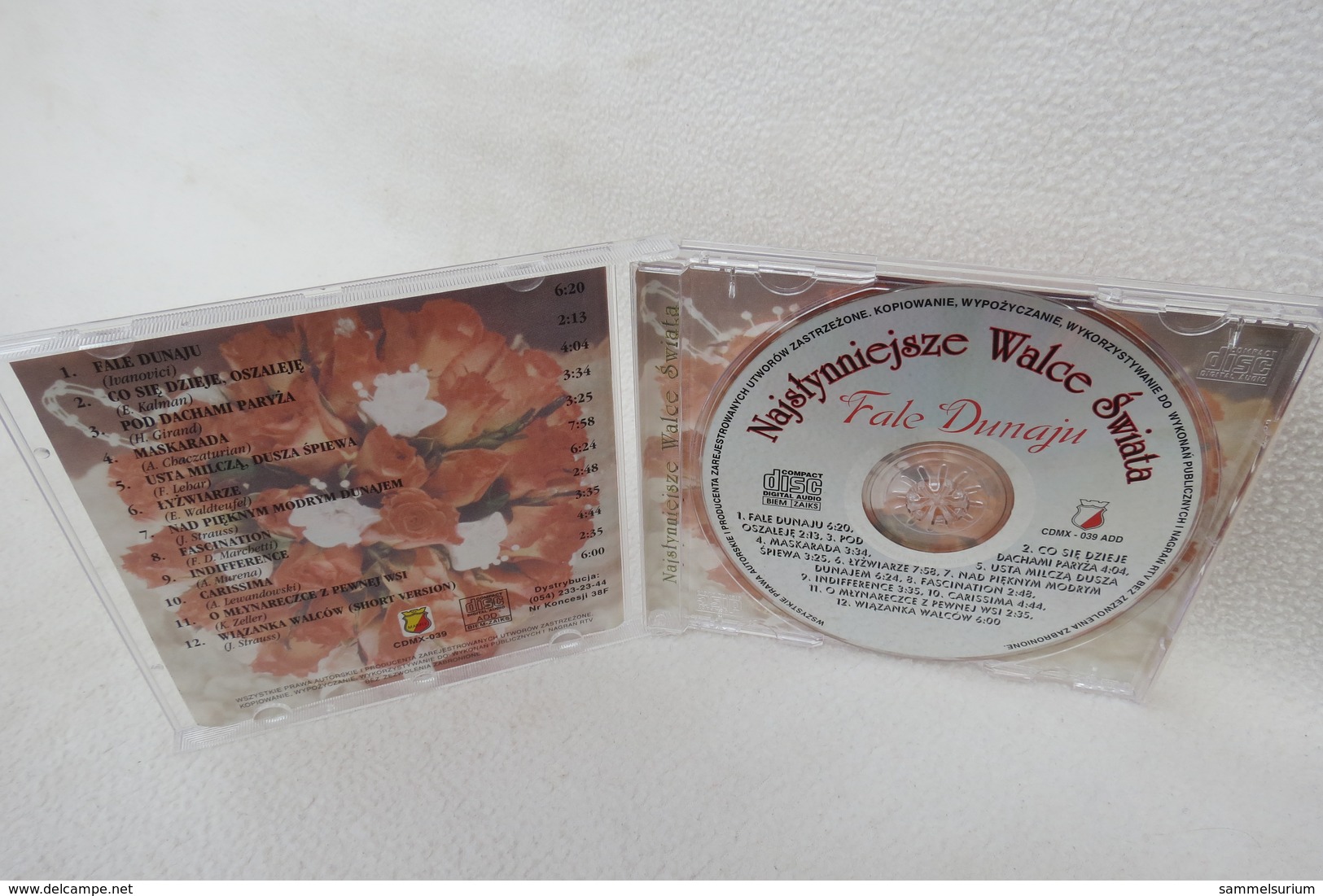 CD "Najsłynniejsze Walce Świata" Fale Dunaju - Sonstige & Ohne Zuordnung