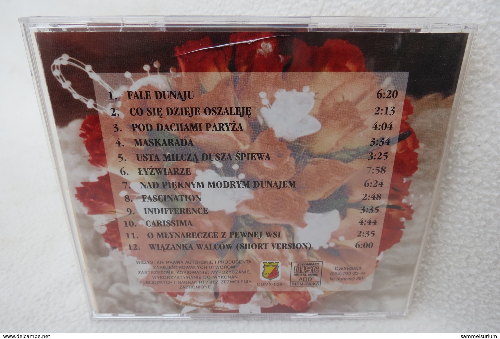 CD "Najsłynniejsze Walce Świata" Fale Dunaju - Sonstige & Ohne Zuordnung