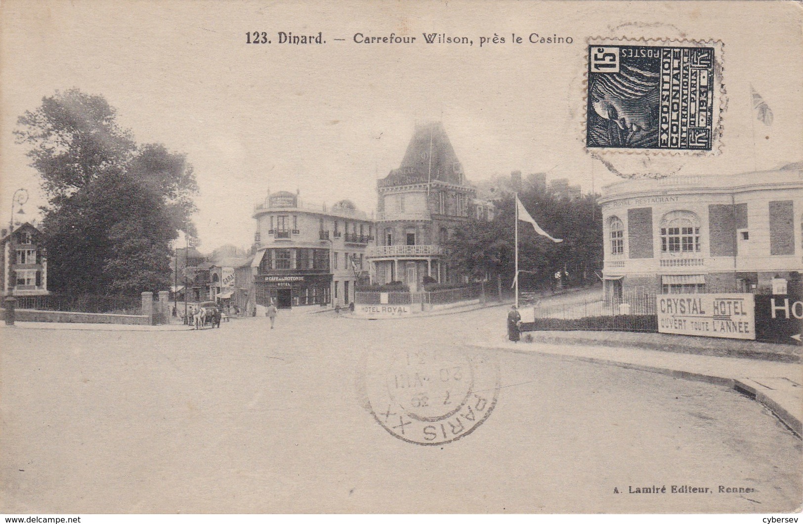 DINARD - Carrefour Wilson, Près Le Casino - Cystal Hôtel Ouvert Toute L'année - Dinard