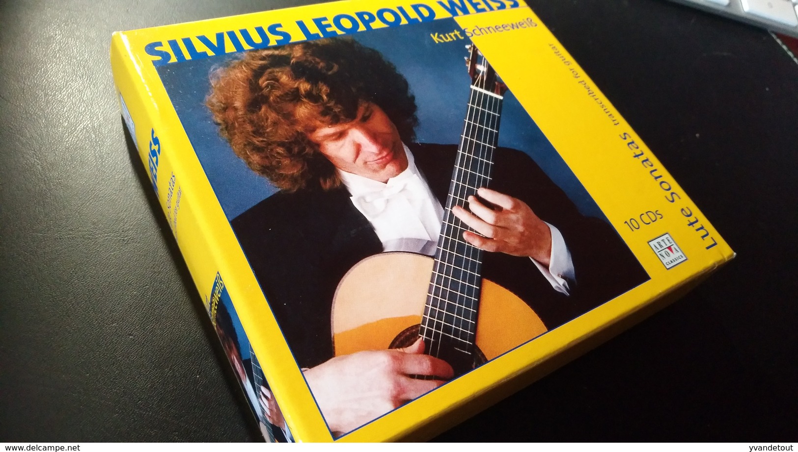 Coffret De 10 CDs. Guitare Classique. Sylvains Leopold Weiss. Lute Sonatas. Guitar. - Classical