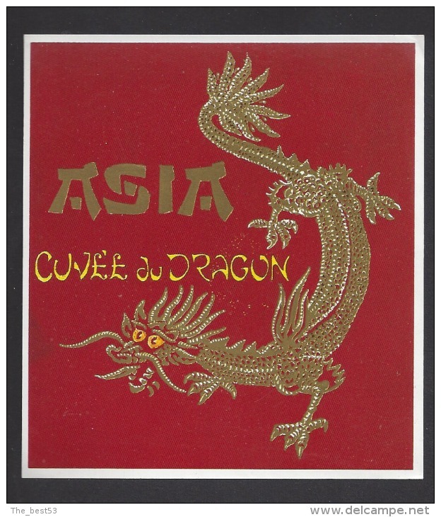 Etiquettes De Vin  -   Asia  -  Cuvée Du Dragon - Aziatisch
