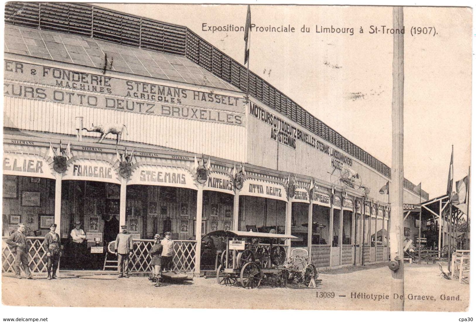 CPA BELGIQUE.EXPOSITION PROVINCIALE DU LIMBOURG A SAINT TROND (1907). - Autres & Non Classés