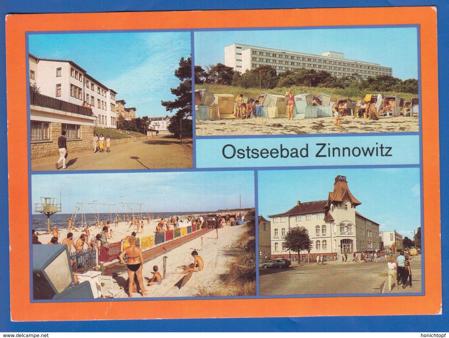 Deutschland; Zinnowitz; Multibildkarte Mit Ferienheim Gertrud, Roter Oktober Und Ernst Schneller - Zinnowitz