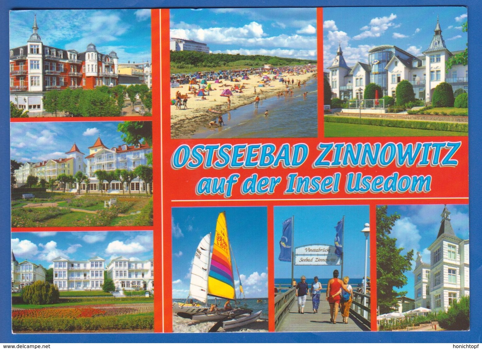 Deutschland; Zinnowitz; Multibildkarte - Zinnowitz