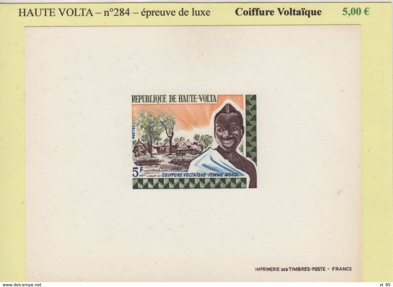 Haute Volta - Epreuve De Luxe - N°284 - Coiffure Voltaique - Haute-Volta (1958-1984)