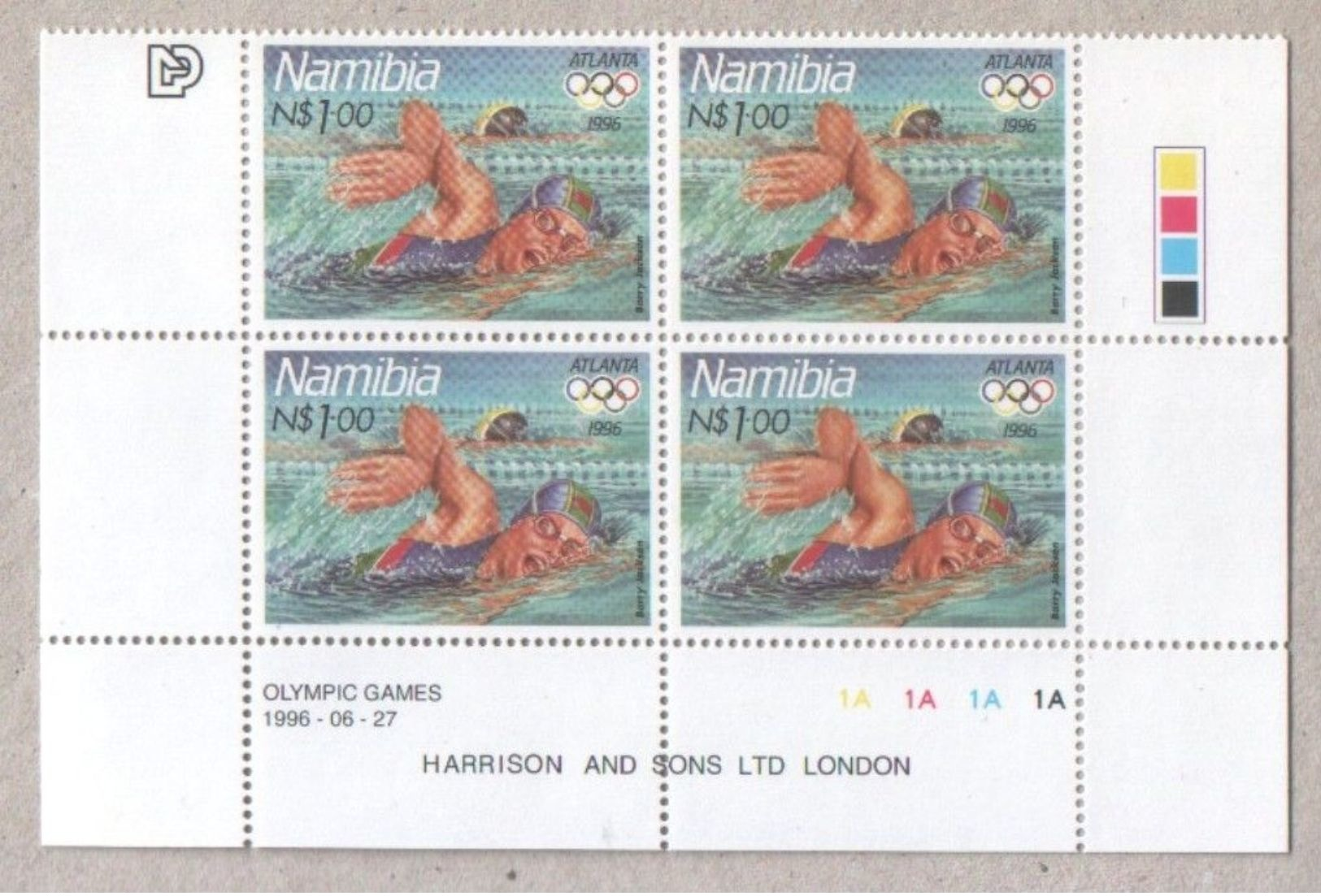 Namibia 1996 Blocks Of Olympic Games Stamps MNH - Namibia (1990- ...)