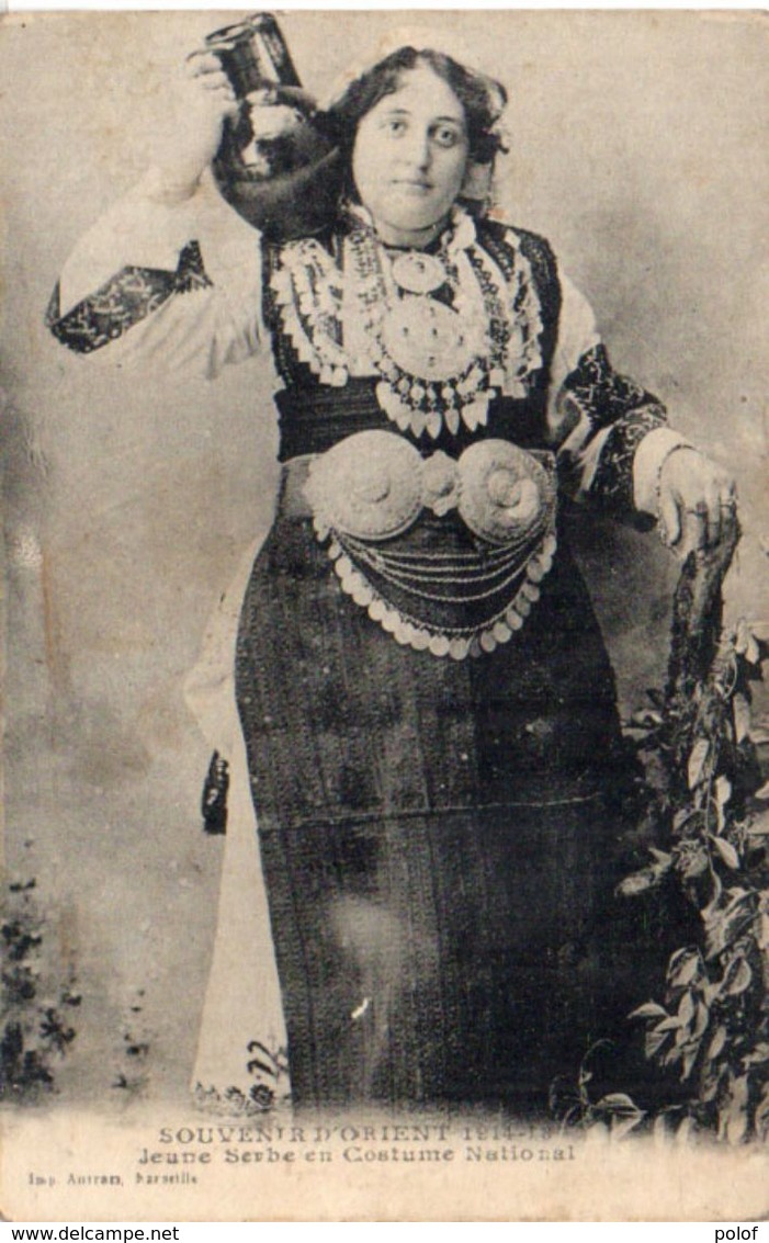 Souvenir  D' Orient 1914/18 - Jeune Serbe En Costume National    (103276) - Serbie