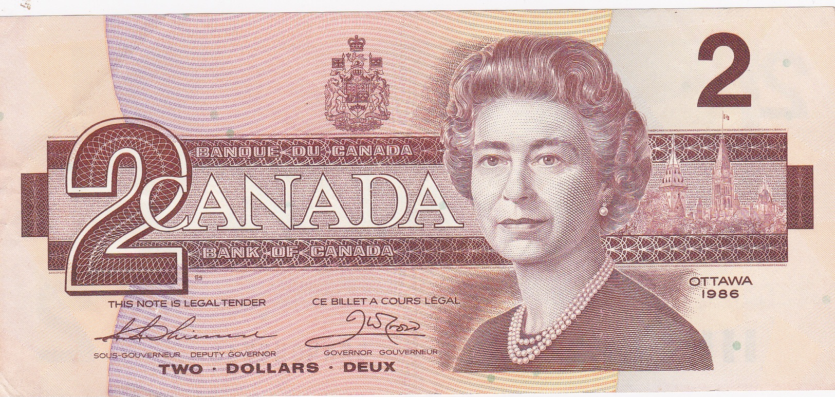 Two  Dollars  Canada. - Canada