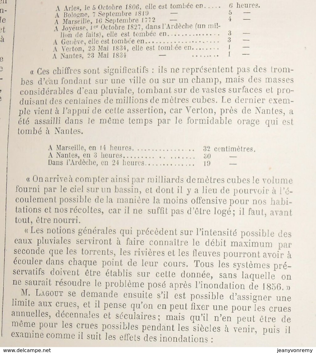 Plan de type de Bâtiment de voyageurs pour station de 3ème classe du Chemin de Fer d'Ancône à Bologne. 1861