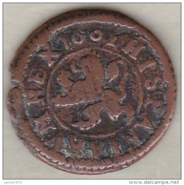 Espagne , 2 Maravedis 1602  Segovia. Felipe III.  KM# 9 - Premières Frappes