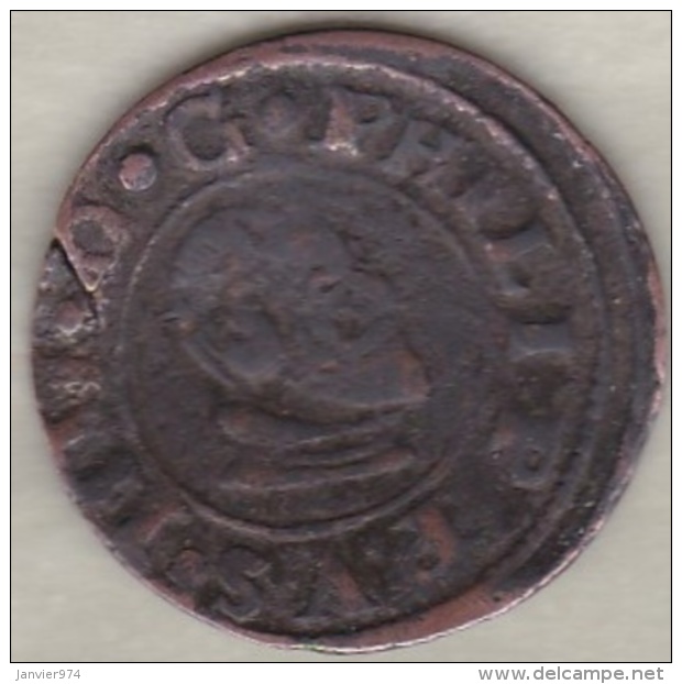 Espagne , 16 Maravedis 1663 Segovia . Felipe IV .  KM# 172.6 - Primeras Acuñaciones