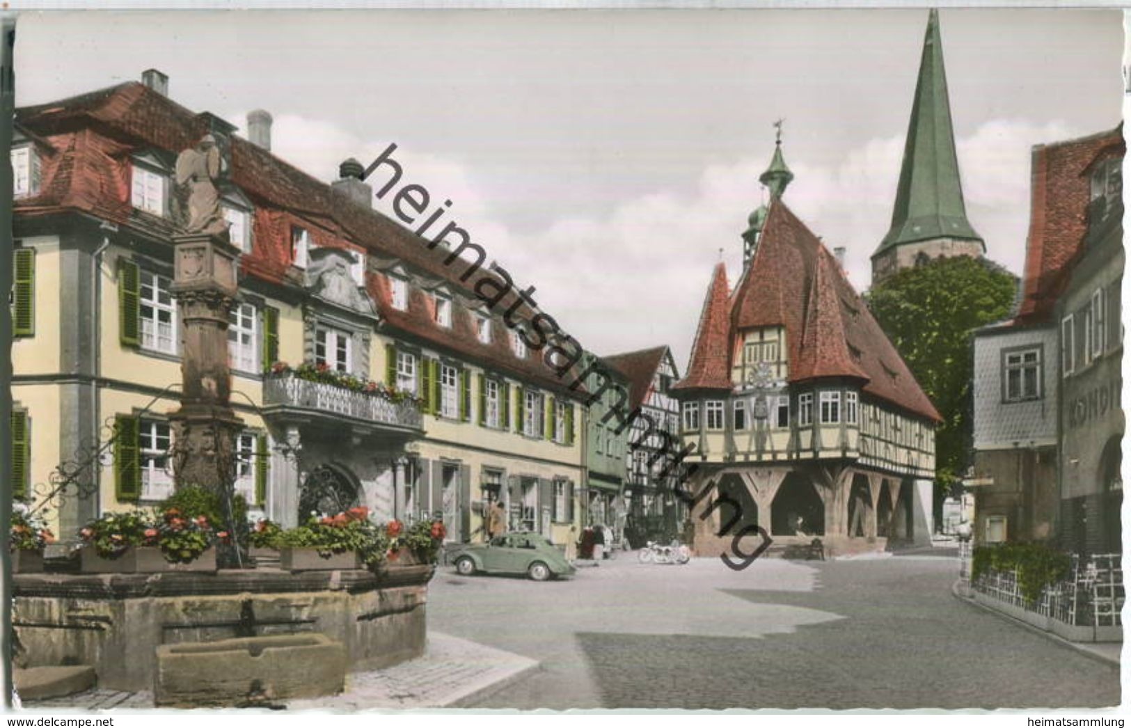 64720 Michelstadt - Marktplatz - Rathaus - Verlag Wilhelm Gerling Darmstadt - Michelstadt