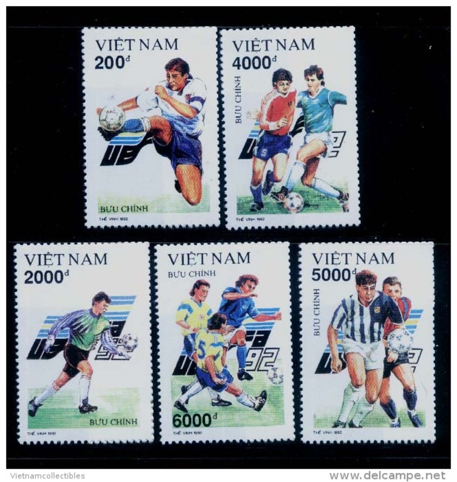 Vietnam Viet Nam MNH Perf Stamps 1992 : European Cup Football (Ms643) - Vietnam