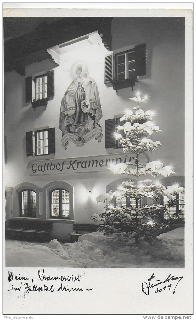 AK 0866  Mayrhofen - Gasthof Kramerwirt ( Weinachtsstimmung ) / Verlag Hruschka Um 1950 - Zillertal