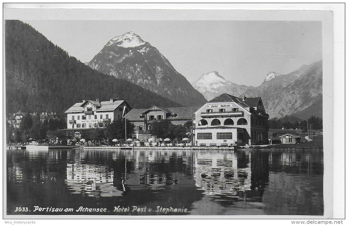 AK 0866  Pertisau Am Achensee - Hotel Post Und Stephanie Um 1930-40 - Achenseeorte