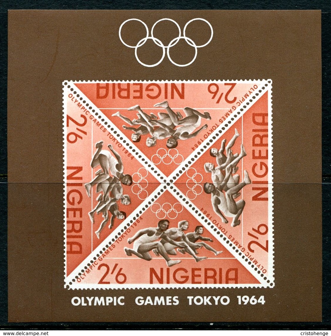 Nigeria 1964 Olympic Games MS MNH (SG MS156a) - Nigeria (1961-...)