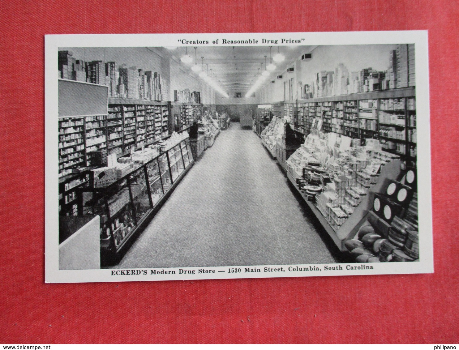 Interior Eckerd's Drug Store  Columbia South Carolina >  >- Ref  2882 - Columbia