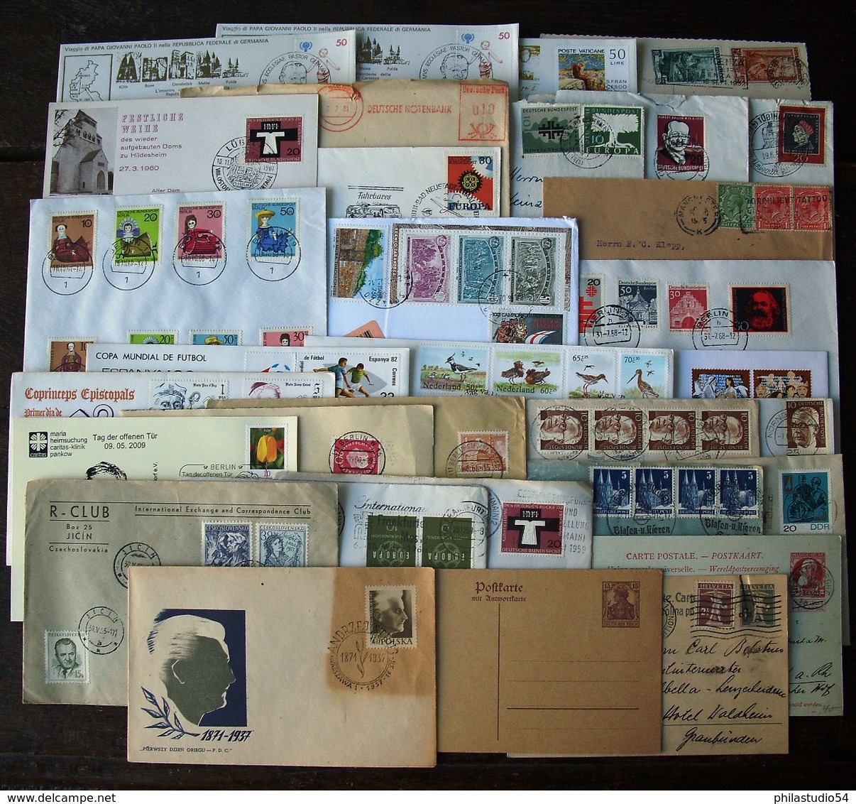 Alle Welt / worldwide: about 1.500 covers and cards - geschätzt 1.500 Briefe und Karten
