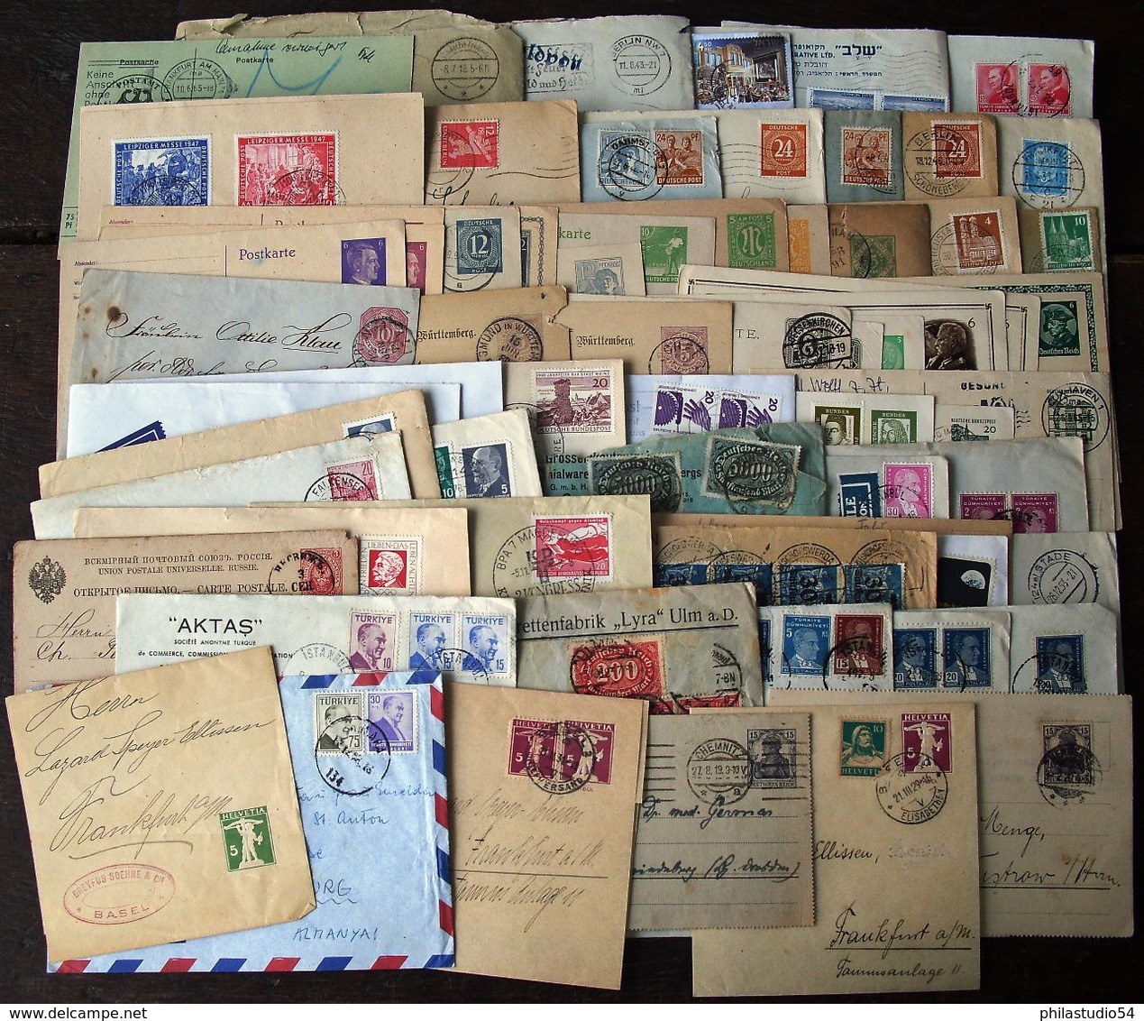 Alle Welt / worldwide: about 1.500 covers and cards - geschätzt 1.500 Briefe und Karten