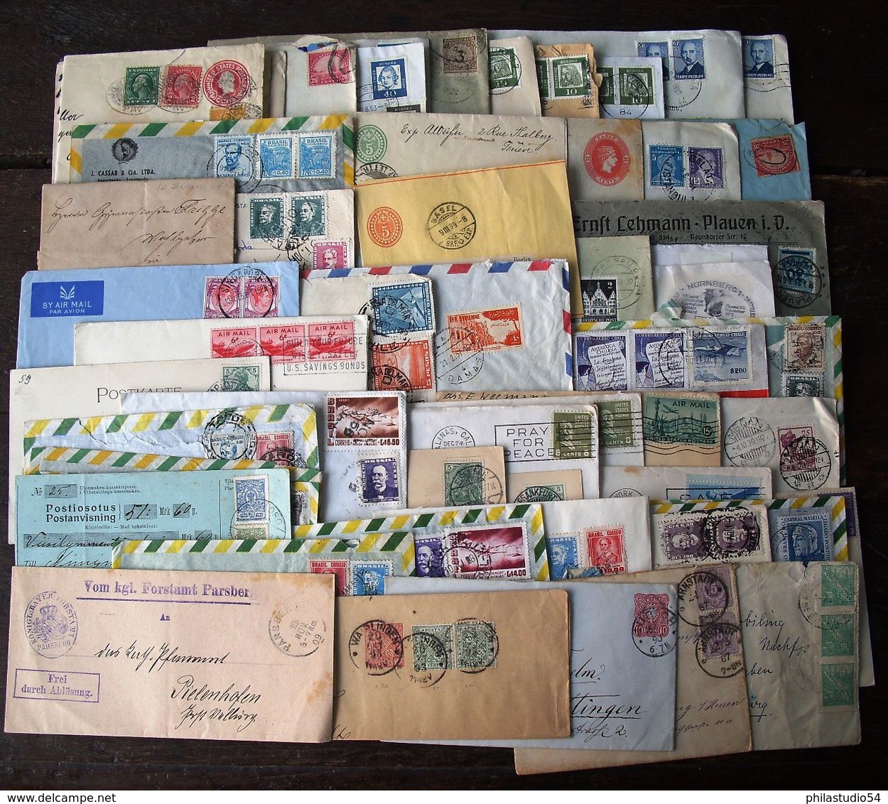 Alle Welt / worldwide: about 1.500 covers and cards - geschätzt 1.500 Briefe und Karten