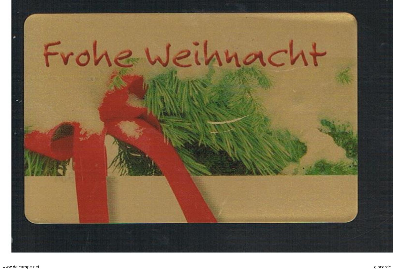GERMANIA (GERMANY) -  2001 - MERRY CHRISTMAS - RIF.   179 - Noel