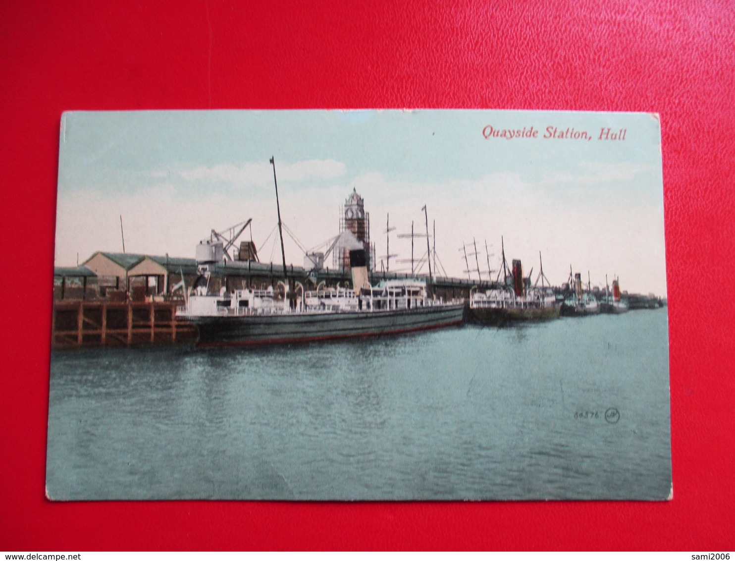 CPA ROYAUME UNI QUAYSIDE STATION , HULL BATEAUX - Hull