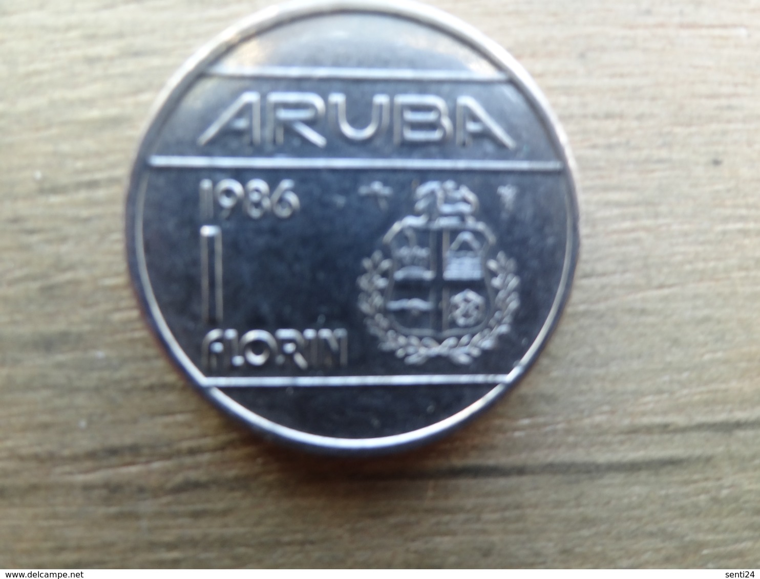 Aruba  1  Florin  1986  Km 5 - Antilles