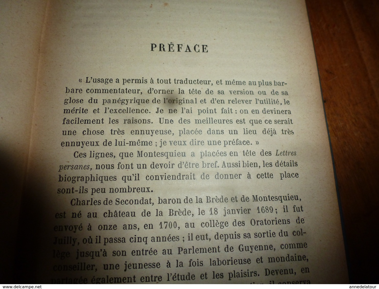 1887 Montesquieu  (Esprit Des Lois)  Par Edgar Zevort - 1801-1900