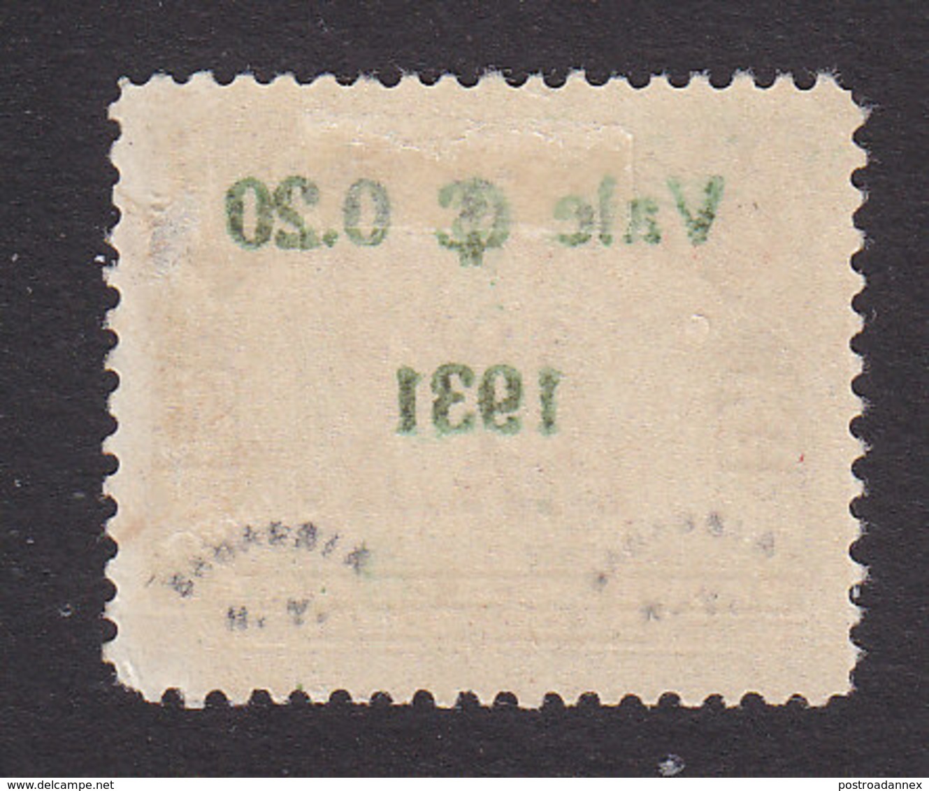 Nicaragua, Scott #C2, Mint Hinged, National Palace Overprinted, Issued 1929 - Nicaragua