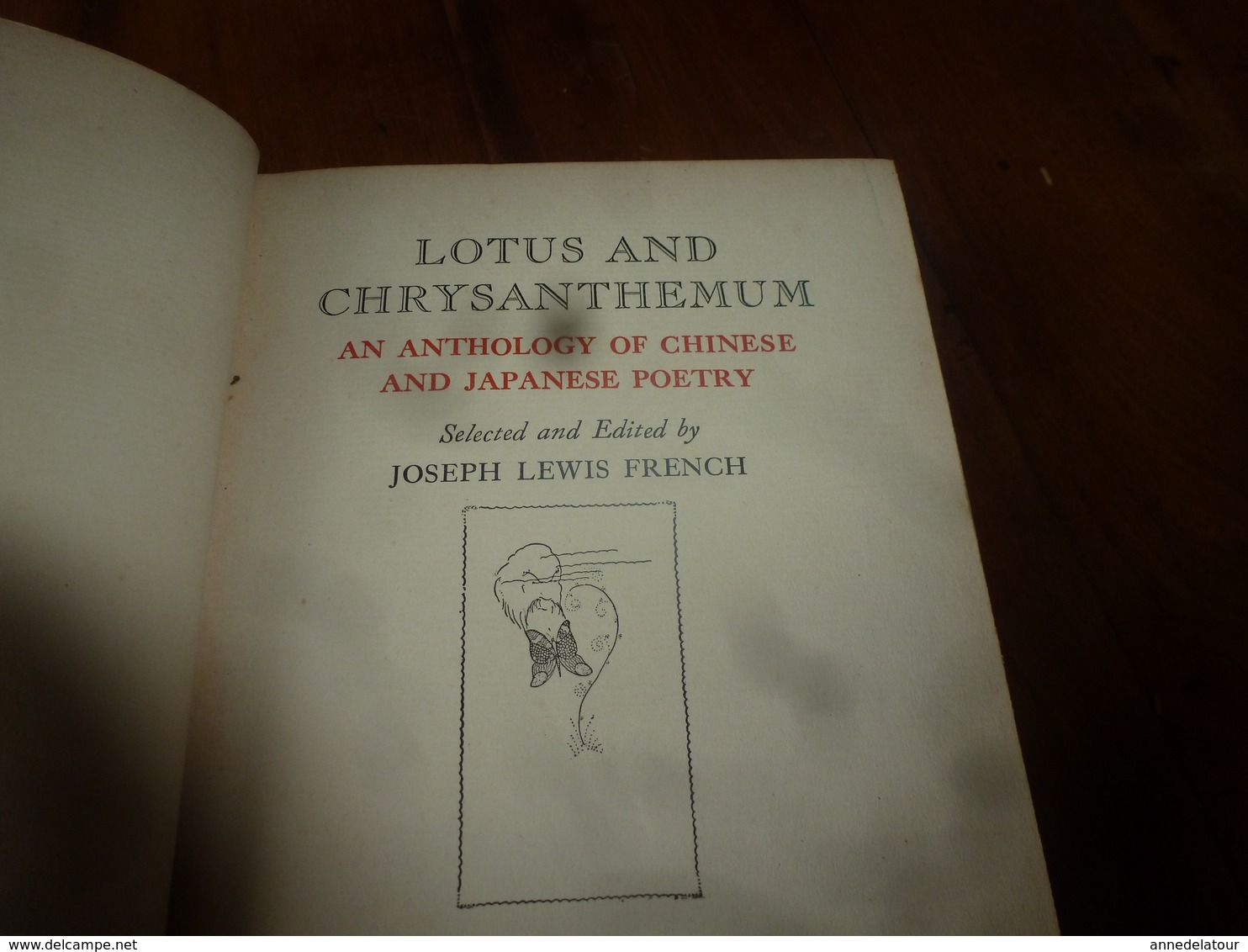 1934 LOTUS and CHRYSANTHEMUM  an anthology of chinese and japanese poetry-   by Joseph Lewis French