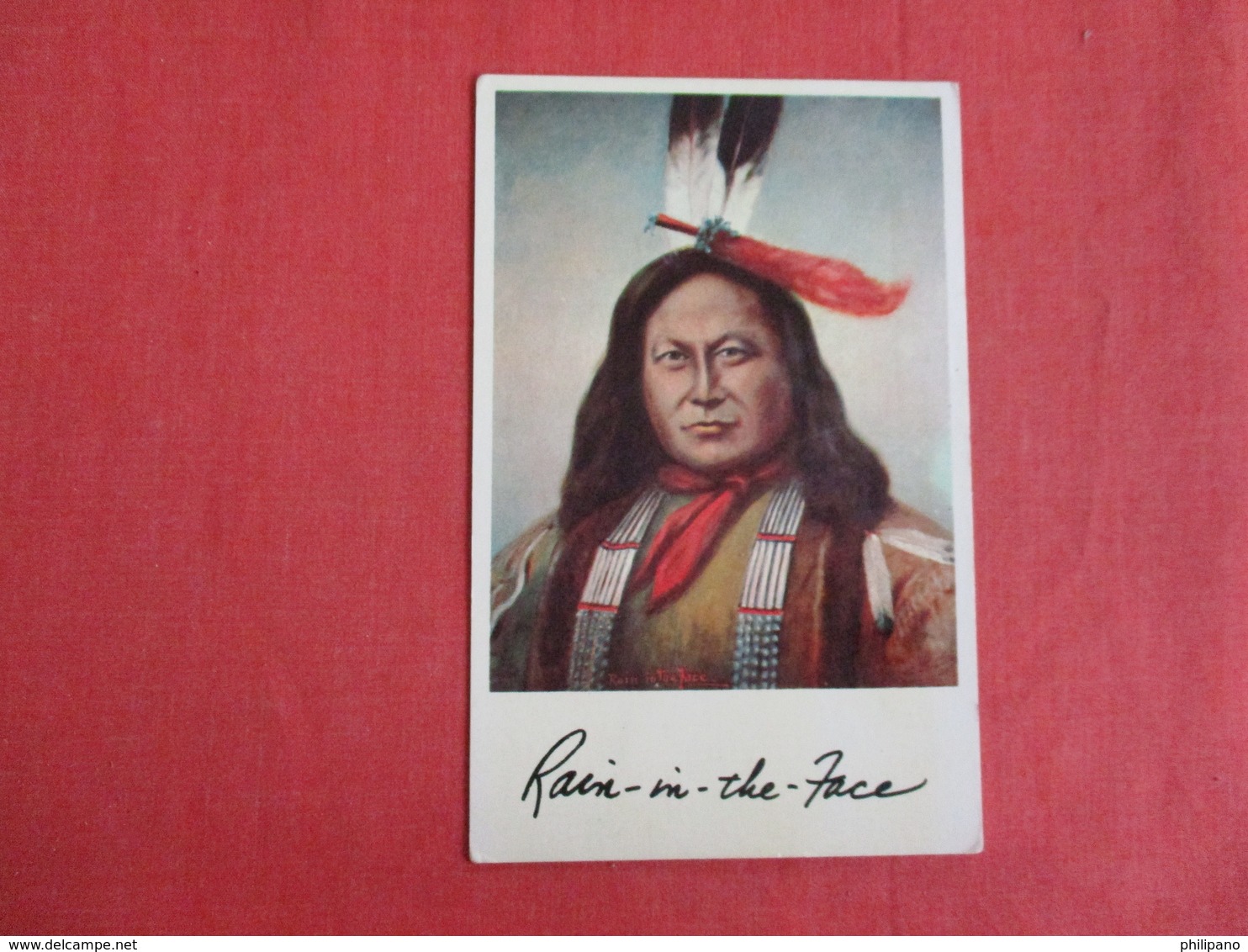 Rain In The Face Sioux ---Ref  2883 - Indiani Dell'America Del Nord