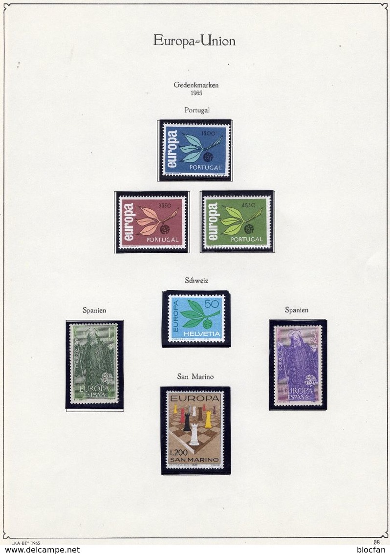Set EUROPA 1965+Croatia 734/5,ZD,Block 27 ** 114€ Hoja Blocs S/s Sheets Zweige Mit Frucht M/s Bf 50 Years CEPT 2006 - Other & Unclassified