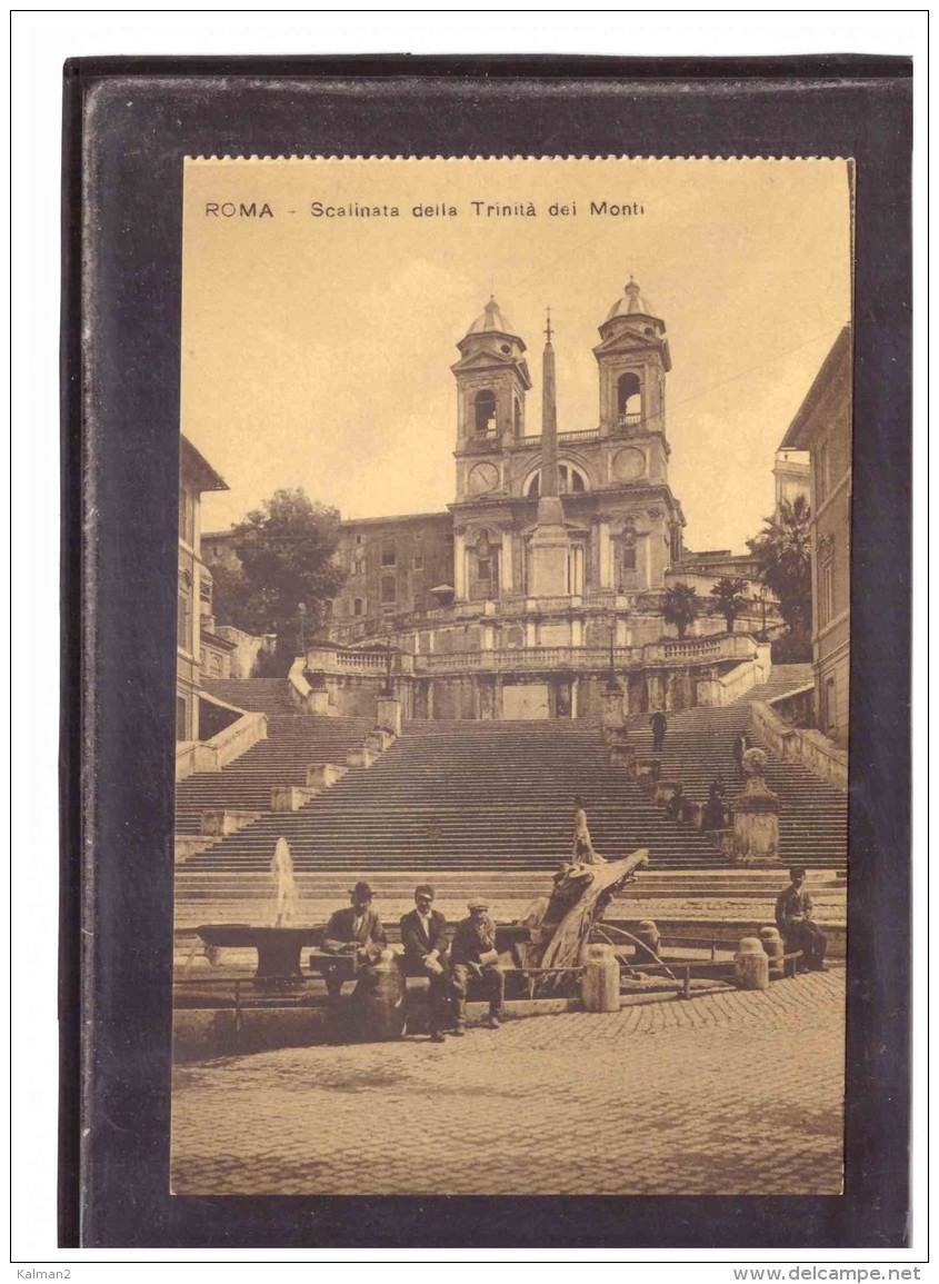 12571  -    ROMA  -   SCALINATA DELLA TRINITA'  DEI MONTI     /     NUOVA - Altri Monumenti, Edifici