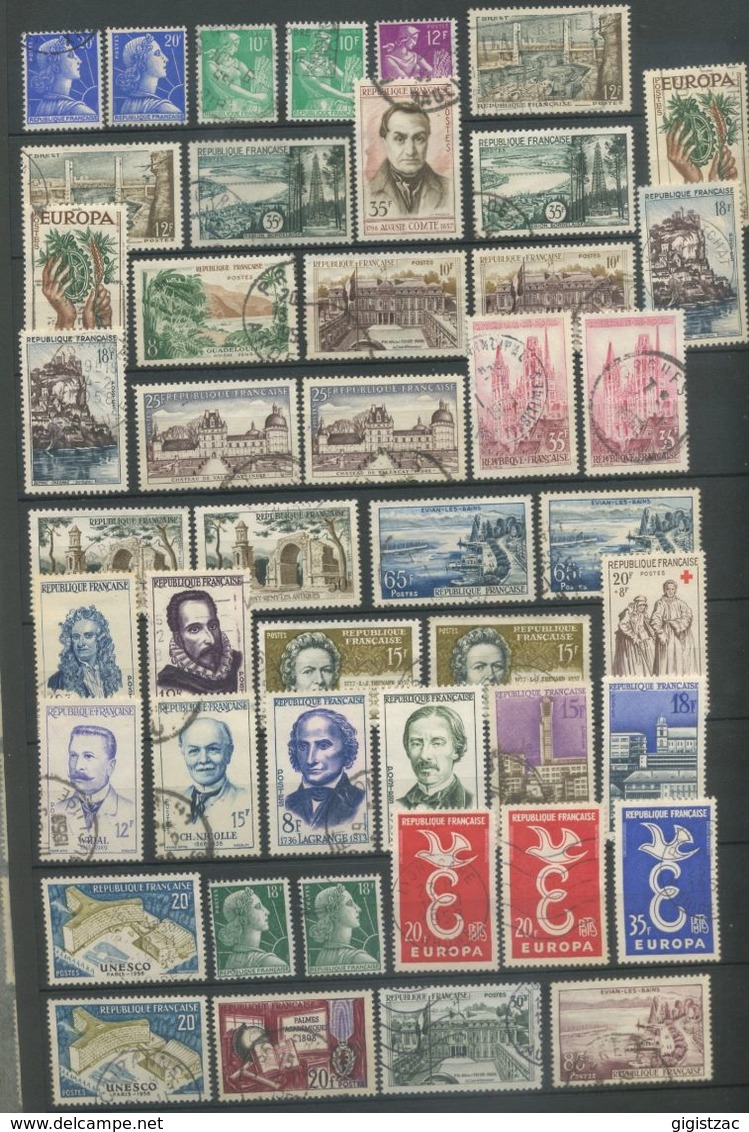 ALBUM PLUSIEURS CENTAINES DE TIMBRES DE FRANCE